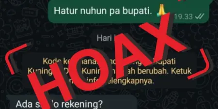 Waspada, Nomor WhatsApp Bupati Kuningan Diretas, Muncul Modus Minta Pinjaman Uang Waspada, Nomor WhatsApp Bupati Kuningan Diretas, Muncul Modus Minta Pinjaman Uang