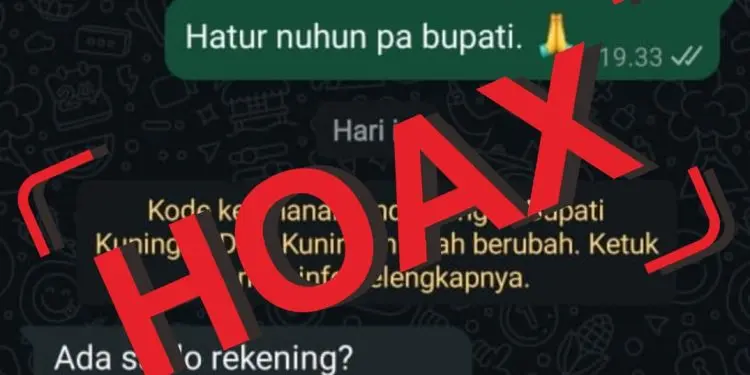 Waspada, Nomor WhatsApp Bupati Kuningan Diretas, Muncul Modus Minta Pinjaman Uang