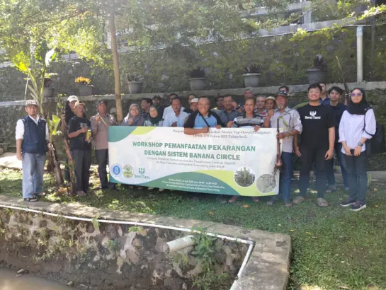 ITB Kenalkan Sistem 'Banana Circle' di Sumedang: Sampah Jadi Pupuk, Pekarangan Jadi Ladang Pangan