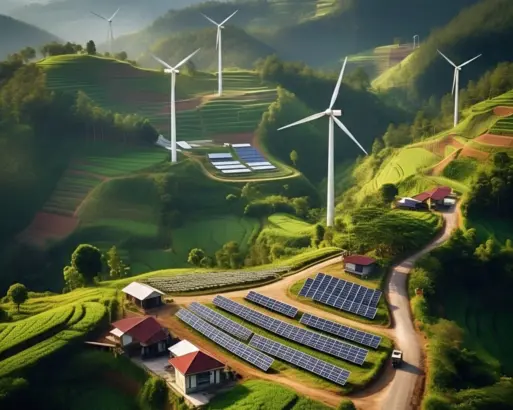 Ilustrasi Energi Baru Terbarukan