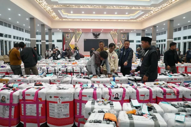 Kloter 40 Jemaah Haji Garut Tiba di Pendopo