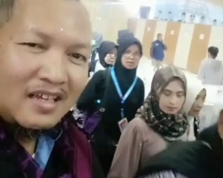 Kepulangan jemaah haji asal Kabupaten Garut yang tergabung dalam Kloter 51