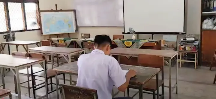 Siswa di SMA Taman Siswa