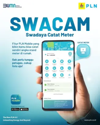 PLN UP3 Bandung Ajak Pelanggan Catat Meter Listrik Sendiri Lewat Fitur SwaCam