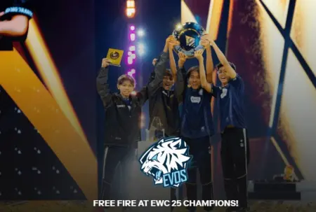 EVOS: Belum Puas dengan Gelar Juara Dunia EWC 2025, Targetkan Menang di FFWS SEA 2025 Fall Evos-juara-dunia-free-fire