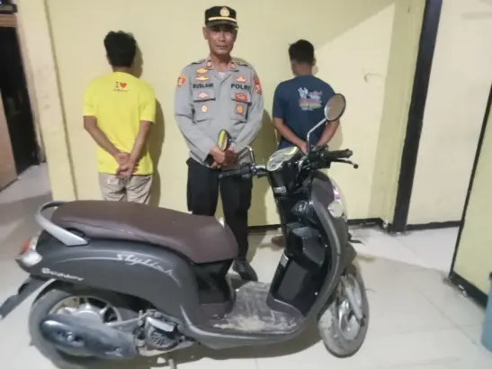 Polres Karawang Tangkap Dua Penadah Motor Curian