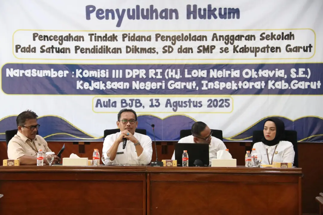Dewan Pendidikan Garut Gelar Penyuluhan Hukum, Ajak Pengelola Anggaran Sekolah Cegah Korupsi Dana BOS