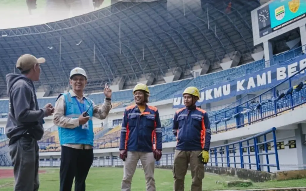 PLN UP3 Bandung Pastikan Listrik Andal di Laga Play-off AFC Champions League di GBLA