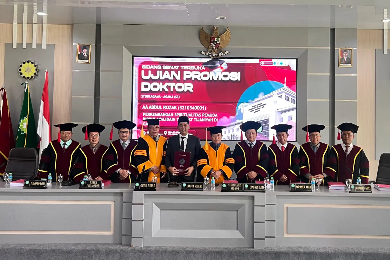Ketua Fraksi PKB Bandung, Aa Abdul Rozak, Raih Gelar Doktor di UIN Sunan Gunung Djati Bandung