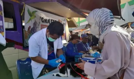 Tahun ini Diskannak Garut menyediakan vaksin anti rabies sebanyak 700 dosis. (istimewa)