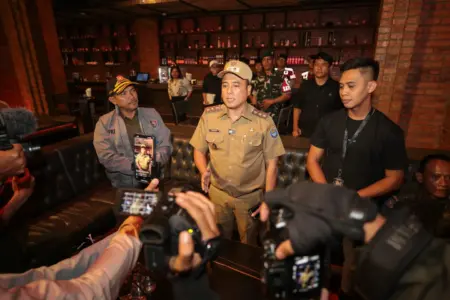 Wakil Wali KOta Bandung saat sidak Brotherhood Bunker