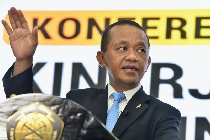 Menteri Energi dan Sumber Daya Mineral Bahlil Lahadalia. (istimewa)