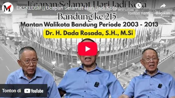 Eksklusif Dada Rosada saat Hari Jadi Kota Bandung ke 215