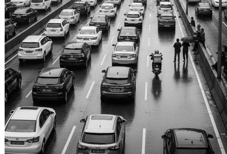 gambaran Bandung Macet