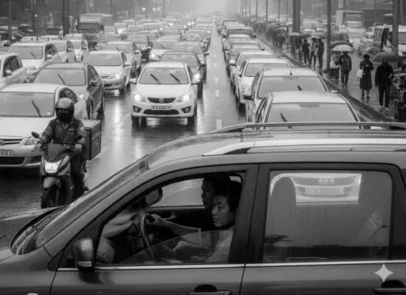 gamaran kemacetan di Bandung