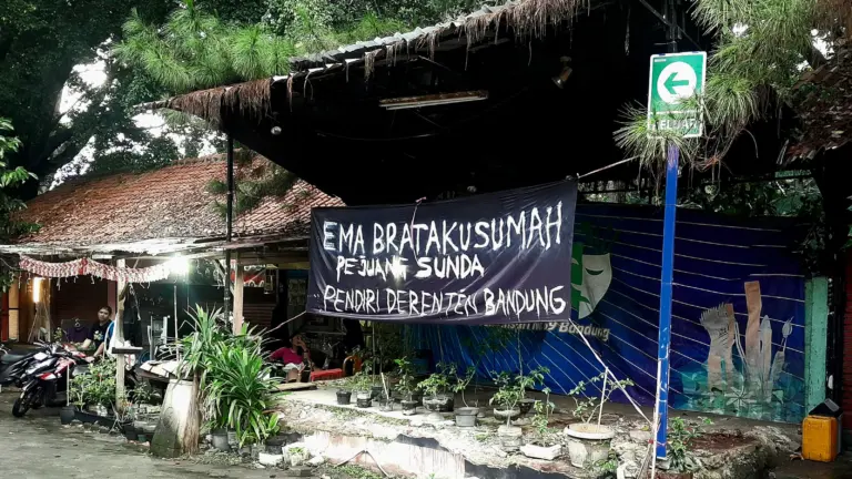 Lokasi pedagang di areal Bandung zoo