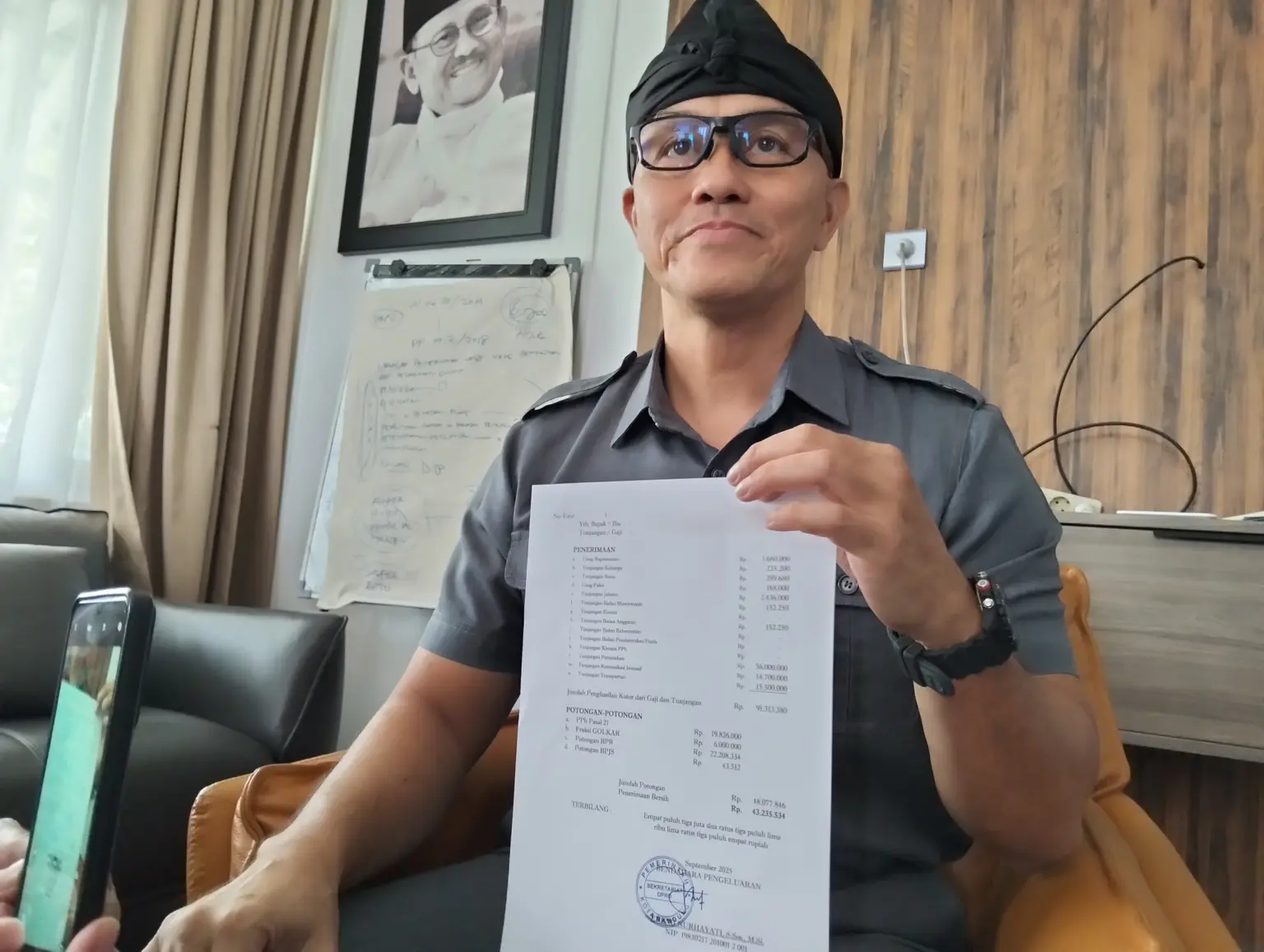 Wakil Ketua DPRD kota Bandung Edwin Sanjaya
