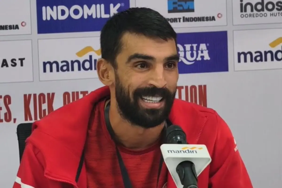 Kapten Timnas Lebanon Mohamad Haidar Minta Maaf Usai Pertandingan Melawan Indonesia Kapten timnas Lebanon miinta maaf usai pertandingan FIFA matchday Indonesia vs Lebanon