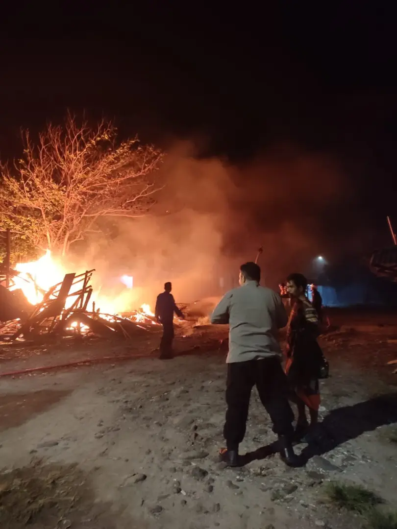 Empat Rumah di Pameungpeuk Garut Hangus Terbakar, Diduga Akibat Korsleting Listrik