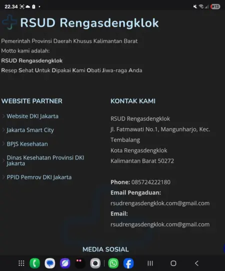 Website RSUD Rengasdengklok Diduga Hasil Copypaste, Pihak Rumah Sakit Angkat Bicara RSUD Rengasdengklok