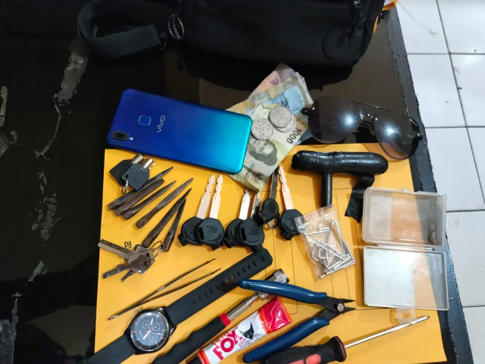 Polsek Samarang Ringkus Pelaku Curanmor Asal Bandung, GPS Jadi Kunci Penangkapan