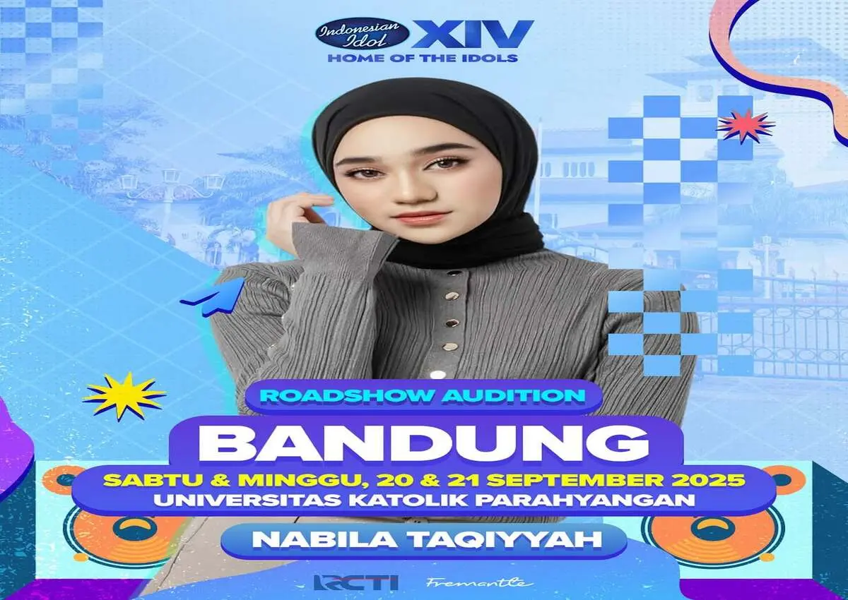 Audisi Indonesian Idol di Bandung pada 20-21 September 2025