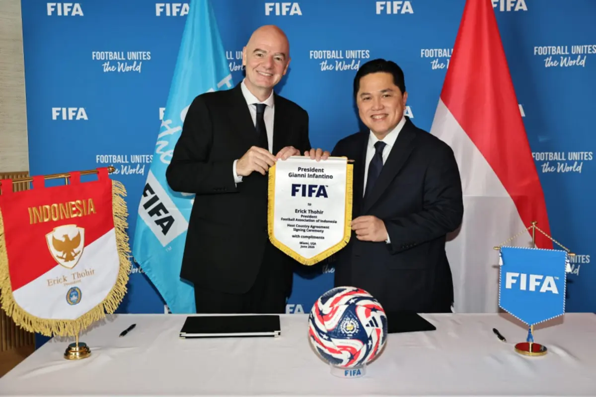 Pernyataan Presiden FIFA terkait rangkap jabatan Erick Thohir