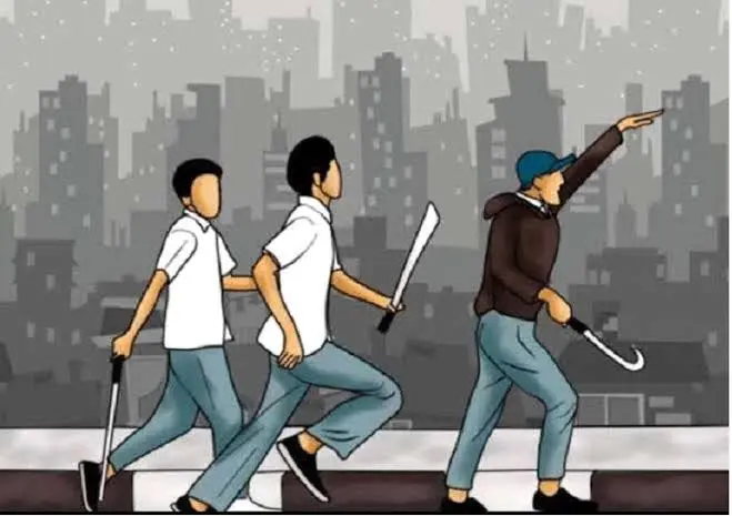 Ilustrasi tawuran. (istimewa)