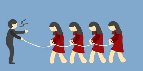 ilustrasi tindak pidana perdagangan orang. (istimewa)