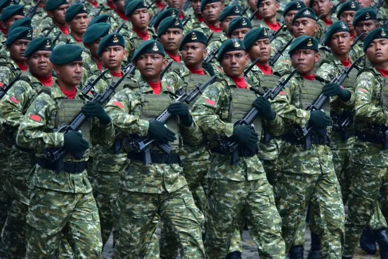Sebanyak 133.000 personel TNI dilibatkan dalam dalam acara puncak peringatan HUT ke-80 TNI yang digelar di silang Monas. (istimewa)