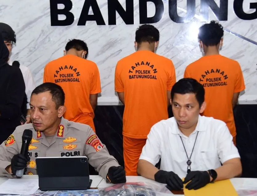 Polisi Ringkus Lima Anggota Geng Motor Pelaku Pengeroyokan Satpam di Bandung