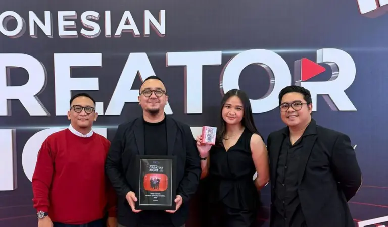 Persib TV Raih Penghargaan di Indonesian Creator Night 20
