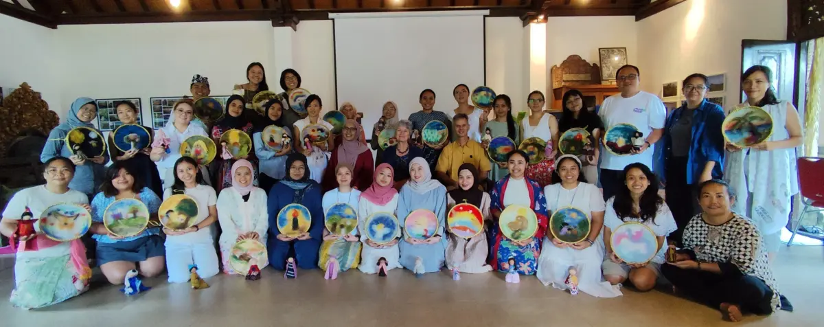 Participants and Committees of Waldorf Early Childhood Education Seminar 3 in Ubud Bali 4-11 Oktober 2025 (Photo:KoranMandala)