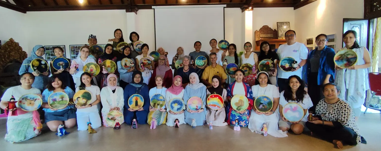Participants and Committees of Waldorf Early Childhood Education Seminar 3 in Ubud Bali 4-11 Oktober 2025 (Photo:KoranMandala)