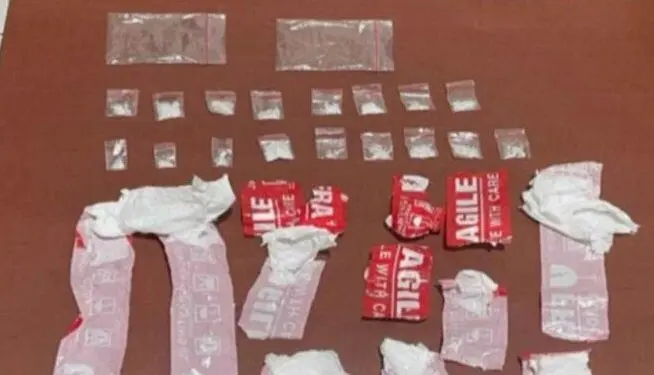 Polisi Bongkar Peredaran Sabu di Tarogong Kaler barang bukti sabu yang disita Polres Garut dalam prngungkapan peredaran narkotika.