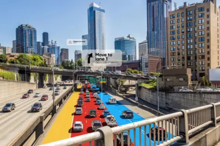 Mengenal Tomtom: Analisis Mobilitas Kota Bandung dan Solusi Kemacetan Berbasis Data Ilustrasi pantauan kondisi realtime kemacetan. (Foto: Tomtom.com)