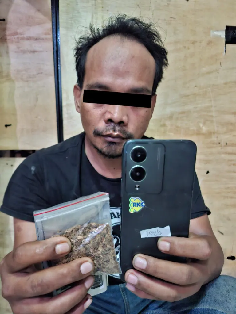 Satresnarkoba Polres Karawang Ungkap Kasus Tembakau Sintetis, Satu Pelaku Dibekuk di Karawang Barat