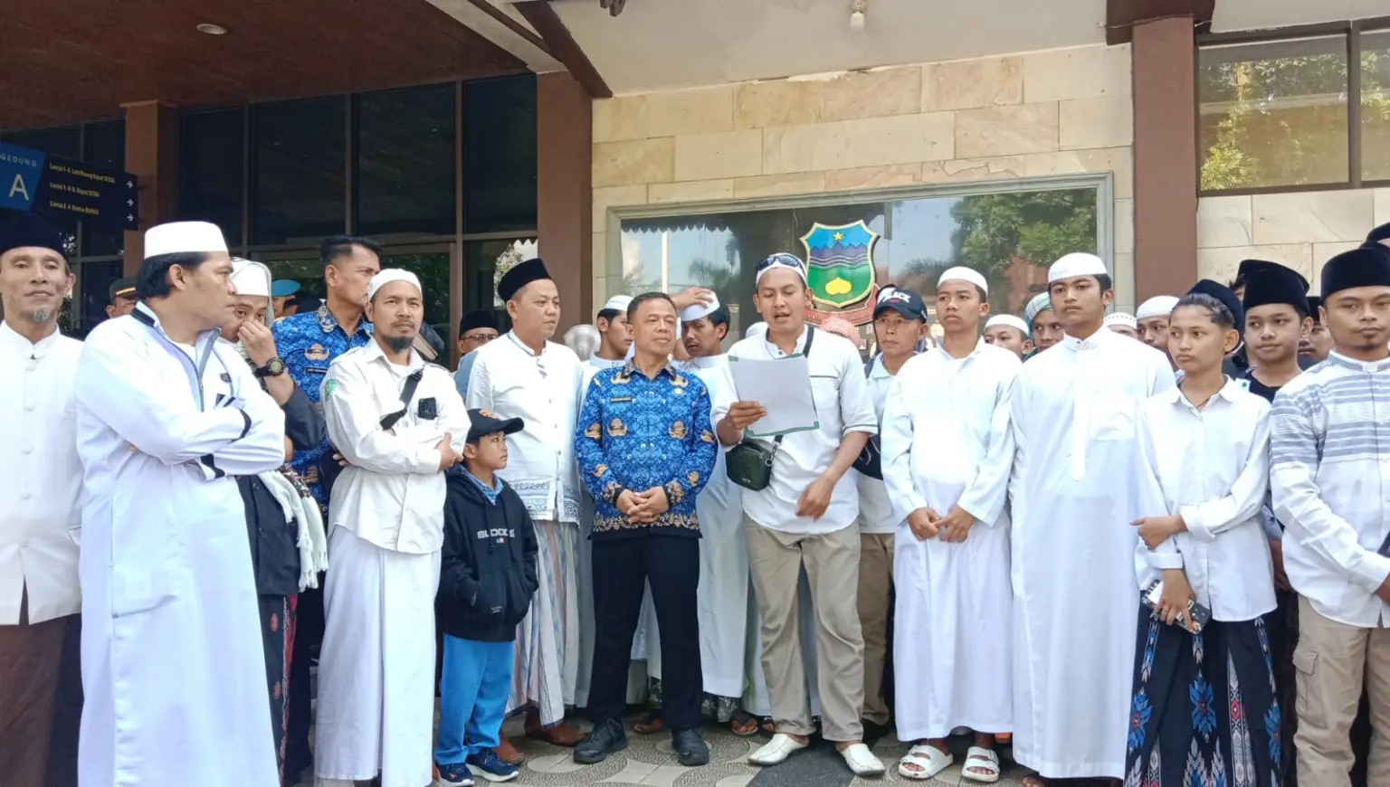 Aliansi Umat Islam Garut Gelar Aksi Solidaritas untuk Ponpes Lirboyo