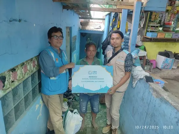 PLN ULP Cijawura Gelar Jumat Berbagi Cahaya Sambut Hari Listrik Nasional ke-80