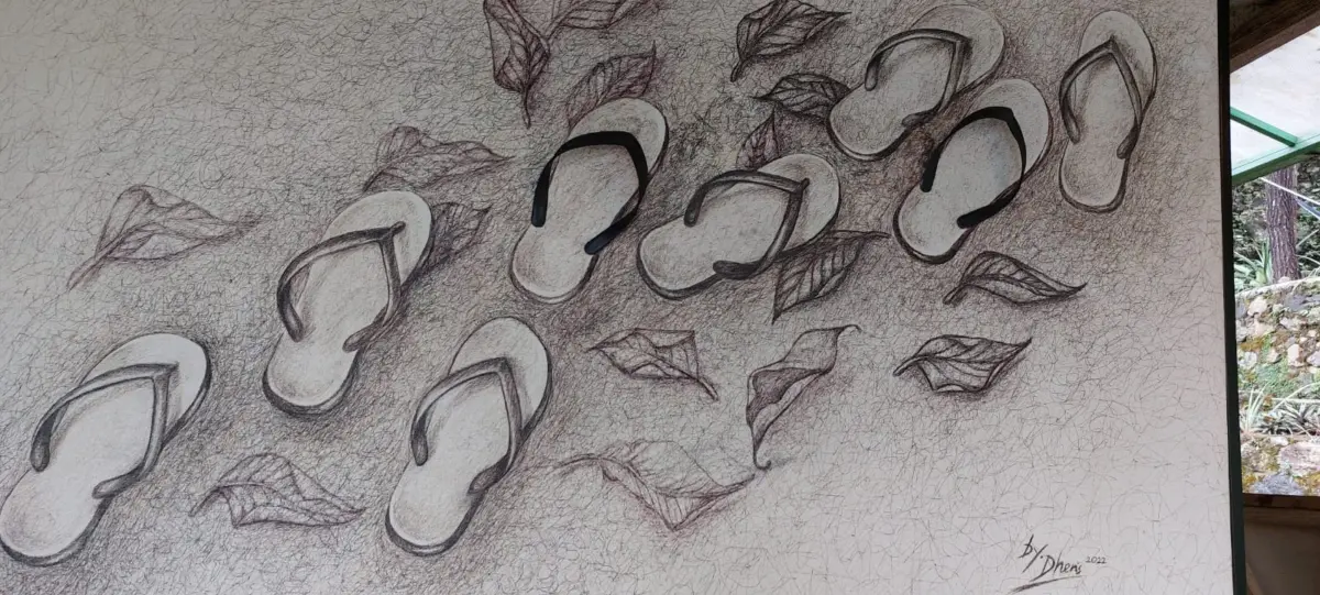 Menapak Jejak Identitas di Republik Sandal Jepit: Pameran Tunggal Asep Dheny di Kuningan