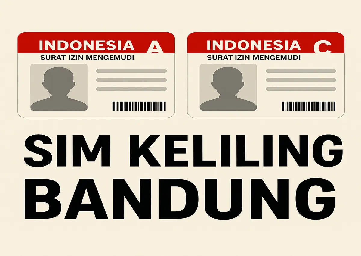 SIM keliling Bandung 22 Oktober 2025