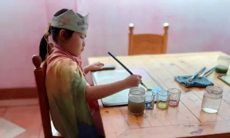 5 TK dan Playgroup Terbaik di Kota Bandung Rekomendasi untuk Buah Hati, Berikut Reviewnya Aktivitas Wet on Wet Pinting di Jagad Alit Waldorf Bandung (Jagad Alit Waldorf)