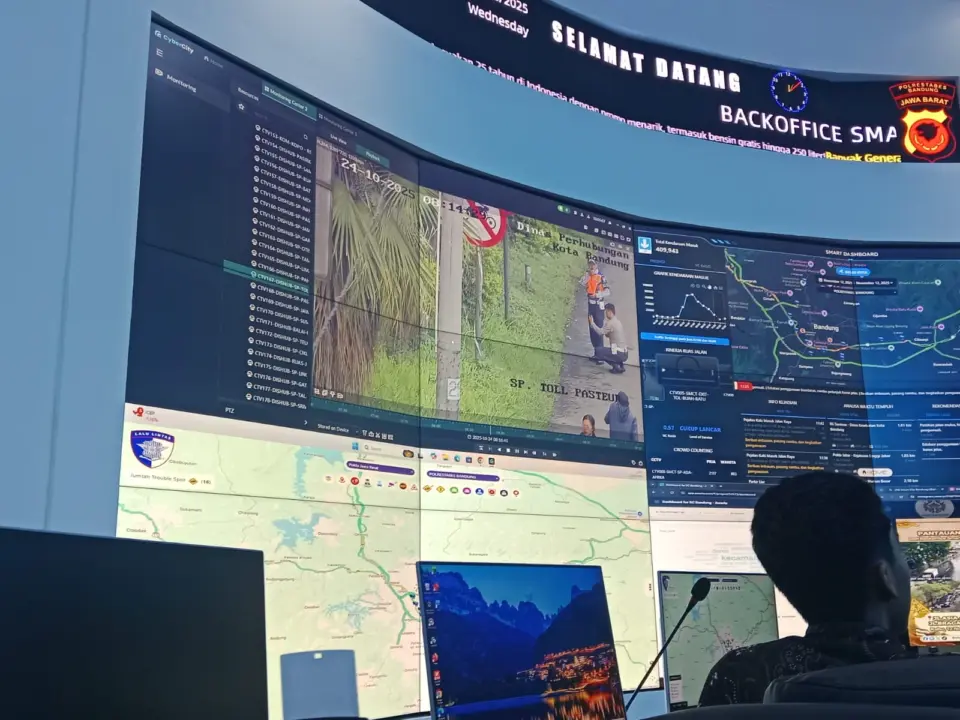 Kakorlantas Tinjau Smart City Polrestabes Bandung, Dorong Transformasi Digital untuk Keamanan Kota