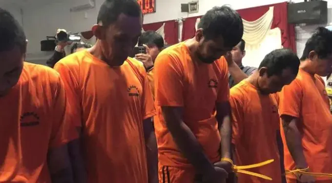 lima pelaku curanmor berhasil diamankan polisi, dua di antaranya merupakan pelaku utama yang berstatus residivis.