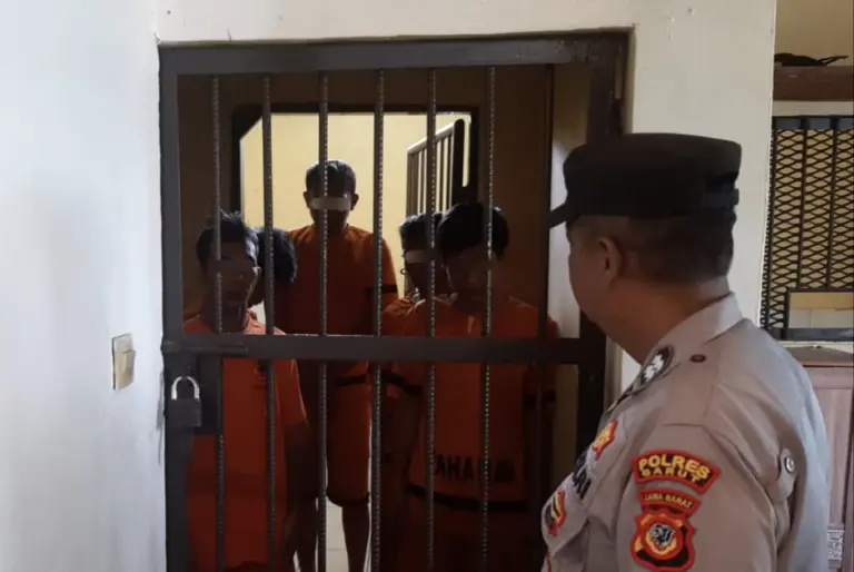 Polsek Leles Tangkap Lima Pelaku Curanmor Lintas Wilayah di Garut