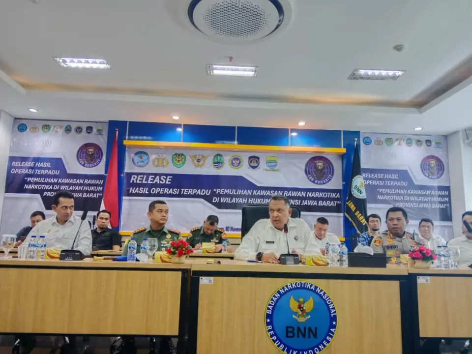 BNNP Jawa Barat Gelar Operasi Terpadu di Enam Wilayah Rawan Narkotika