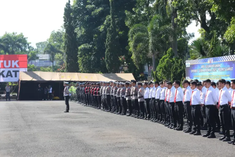 Garut Gelar Apel Pasukan Operasi Zebra Lodaya 2025