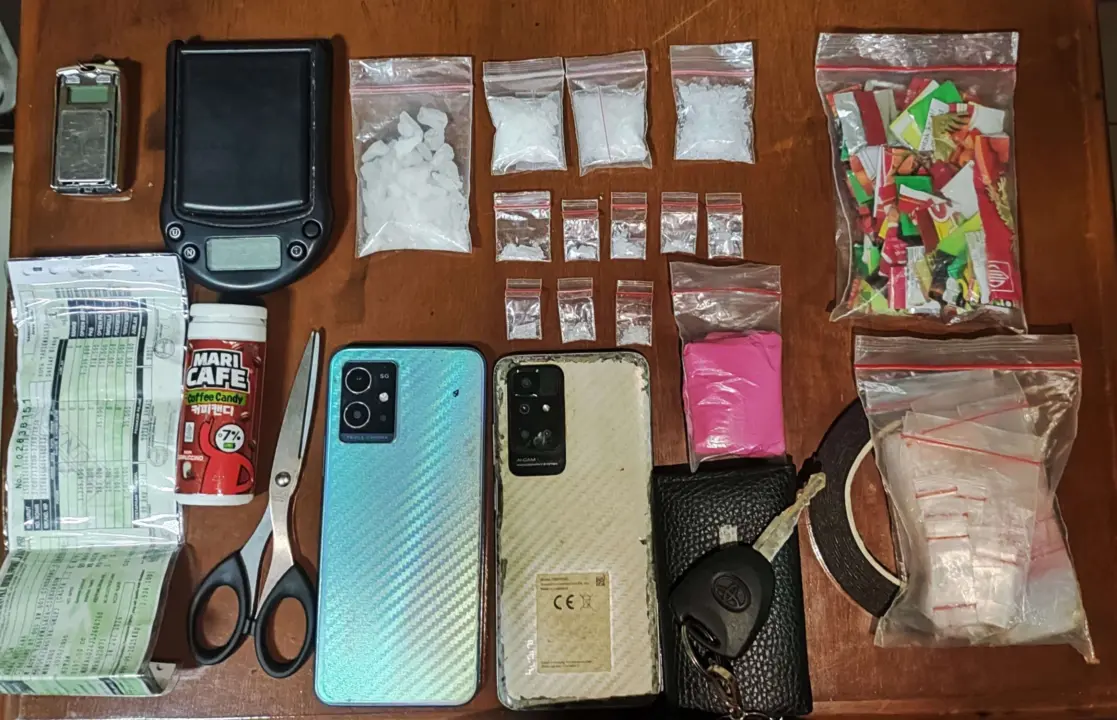 Barang bukti narkotika jenis sabu yang berhasil disita oleh Satuan Reserse Narkoba Polres Subang. Dua orang ditangkap dalam pengungkapan kasus itu.