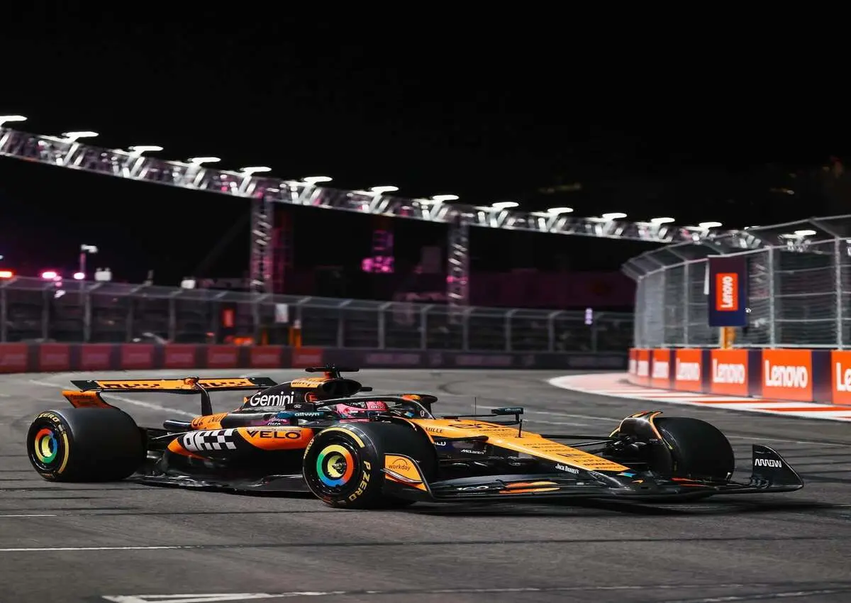 McLaren kena diskualifikasi di Grand Prix Las Vegas 2025