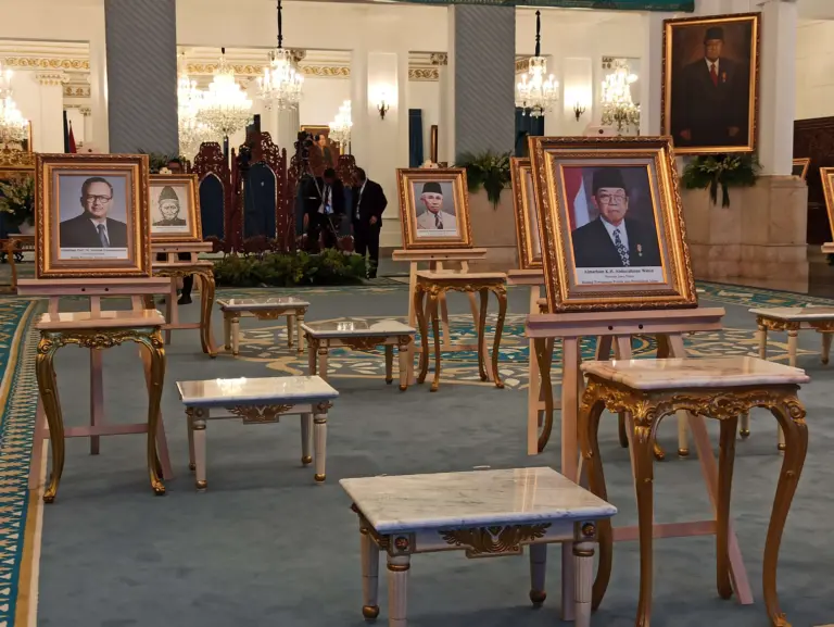 Jelang upacara penganugerahan gelar Pahlawan Nasional berlangsung di Istana Jakarta, Senin (10/11/2025). (istimewa)